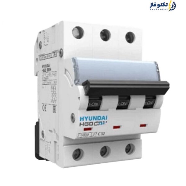 کلید مینیاتوری سه پل 50 آمپر هیوندای hyundai