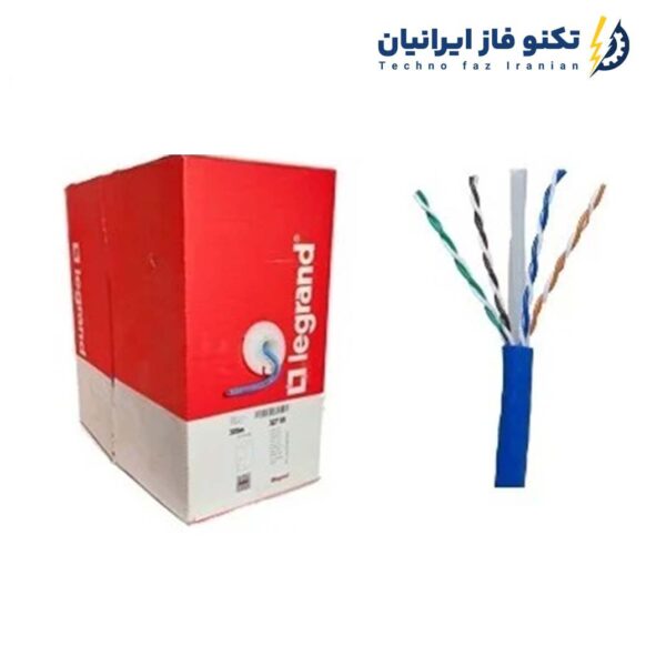 کابل شبکه لگراند CAT6UTP تست پرمننت وارداتی LSZH
