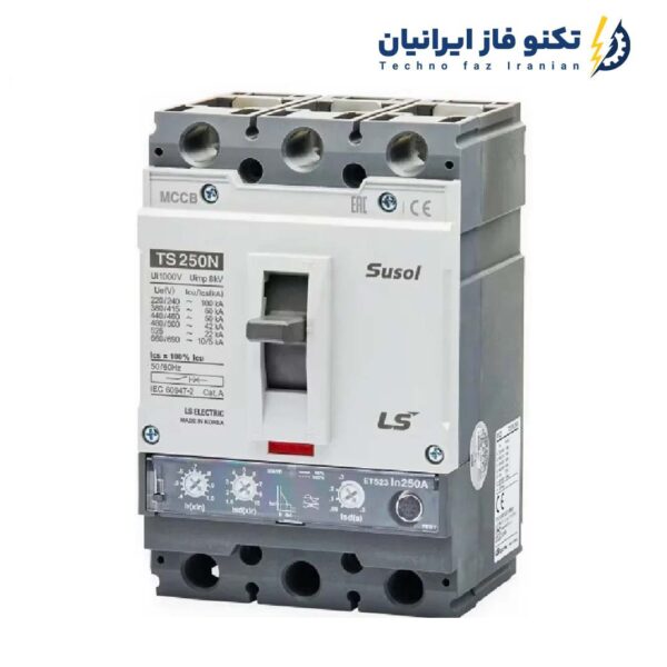 کلید اتوماتیک 125 آمپر Ls قابل تنظیم حرارتی-مغناطیسی