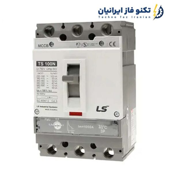 کلید اتوماتیک 80 آمپر Ls قابل تنظیم حرارتی-مغناطیسی