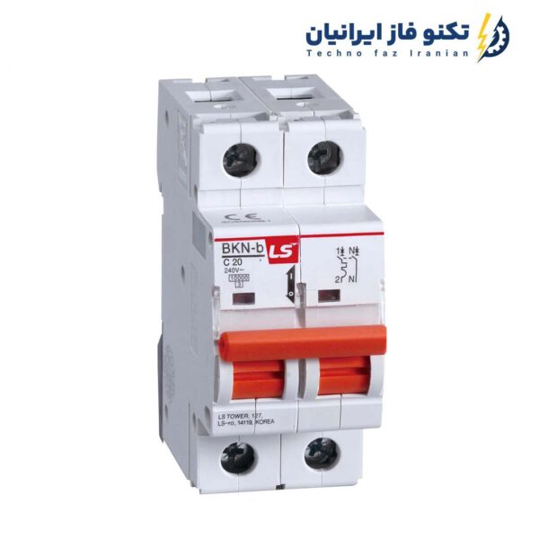 کلید LS ال اس مینیاتوری 32 آمپر 2 پل 6 کیلو آمپر